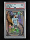 2024-25 Panini Select LIONEL MESSI 18/75 Bronze Checker Mezzanine #158 PSA 9