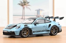 Norev 1:18 Porsche 911 GT3 RS (992) With Weissach Package - Gulf Blue