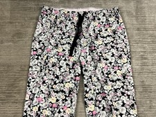 Short De Pyjama / Lounge Faded Glory - Fille XL (14/16) - 100% Coton écossais Bleu/blanc/noir