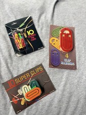Clothes Pin Clips & Clip Hangers Lot vintage 1980s