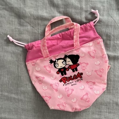 Vooz Pucca funny love mini pink pochette / tiny tote bag