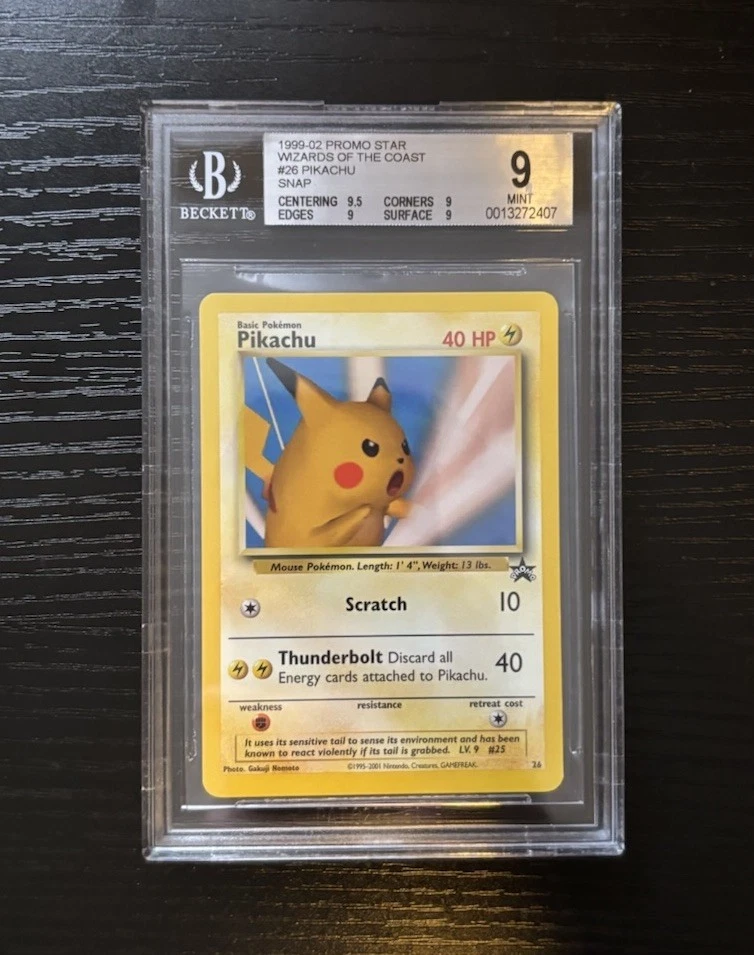 Pokémon Pikachu Pokémon TCG Beckett Grading Services (BGS