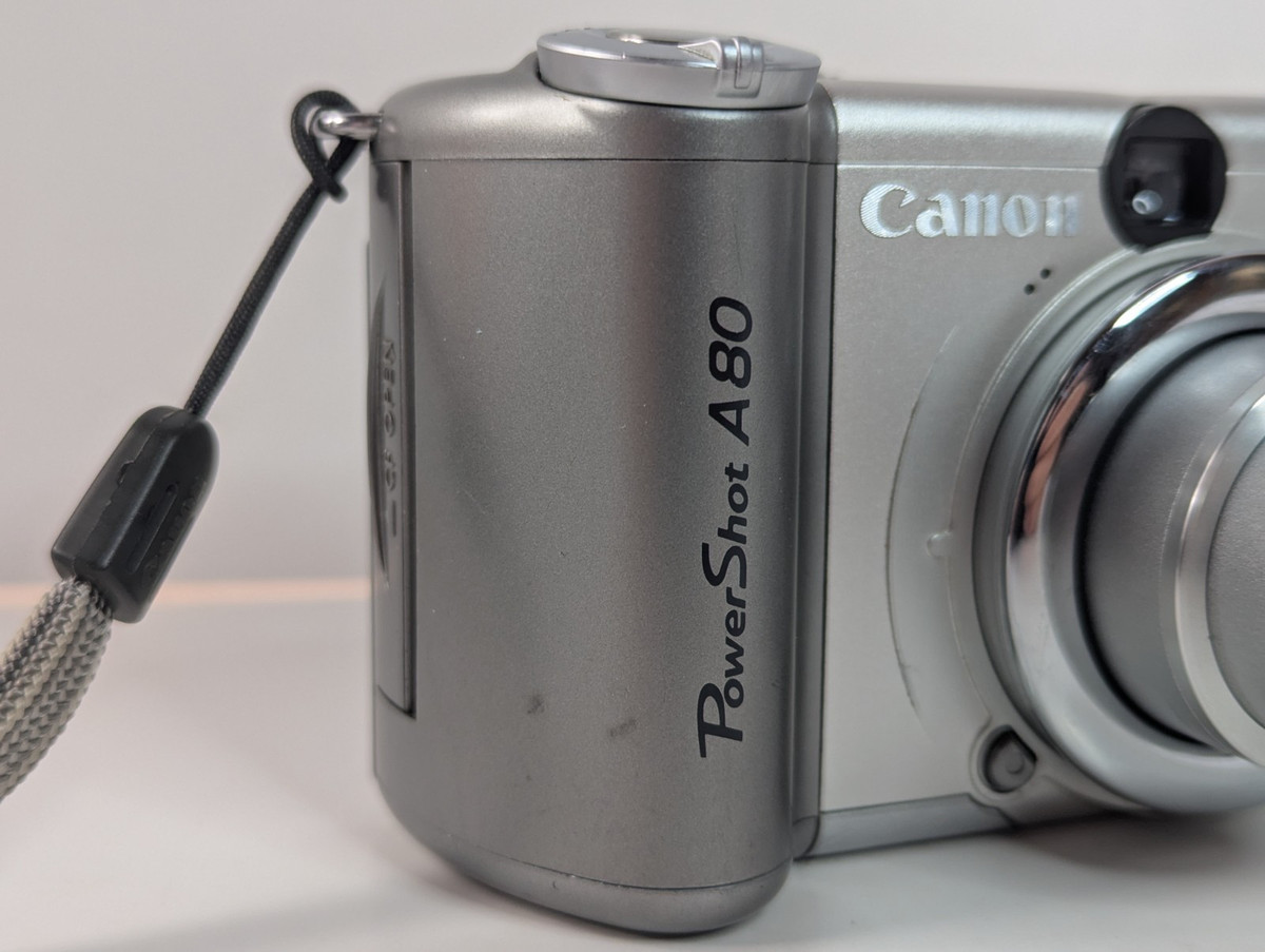 Canon PowerShot A80 4.0MP Digital Camera - Silver for sale Canon PowerShot A80 4.0MP Digital Camera - Silver for sale