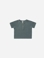 Rylee + Cru Ziggy Shirt Indigo Toddler Top 18-24 Months Soft Cotton