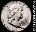1963 Silver Franklin Half Dollar - Choice Gem Brilliant Unc+++  Lustrous  #G9661