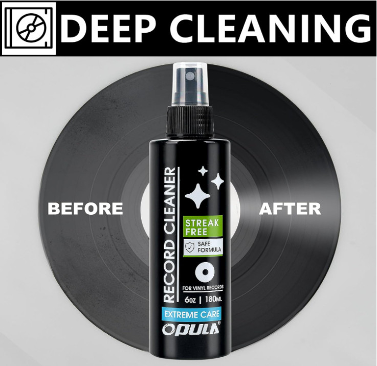 6oz Vinyl Record Cleaning Solution,Record Cleaner Spray for Lps Album