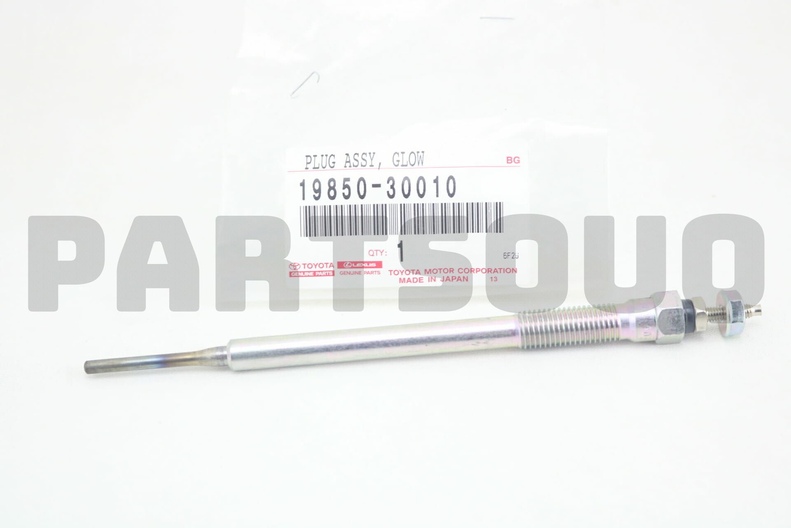 1985030010 Genuine Toyota PLUG ASSY, GLOW 19850-30010