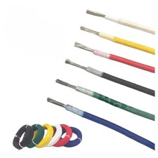 High Temperature Fibreglass Wire Equipment Heat Proof Cable Parts 0.3mm² - 6mm²