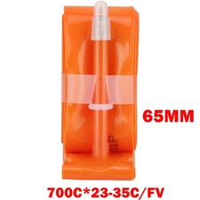 1Pack Orange Bicycle TPU Inner Tube 700C 23-35C Road Bike 65MM Ultralight 30G US