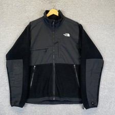 The North Face Denali Jacket Men's Medium Black Polartec Fleece Full Zip