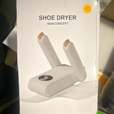 Electric Shoe Dryer Model HX-1 White 120-Min Timer 360° Hot Air