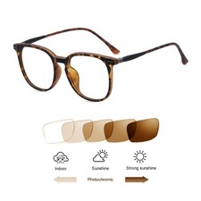 Vintage Transition Photochromic Brown Reading Glasses UV400 Sunglasses Readers