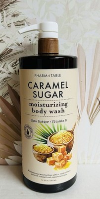 PHARM to TABLE ~ CARAMEL SUGAR Moisturizing Body Wash with Vitamin E 32 fl oz