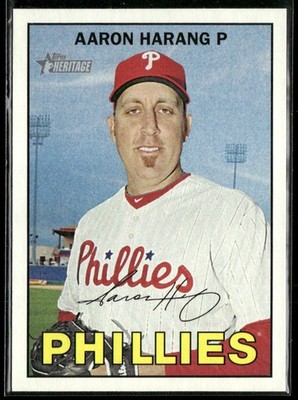 2016 Topps Heritage #211 Aaron Harang 2E