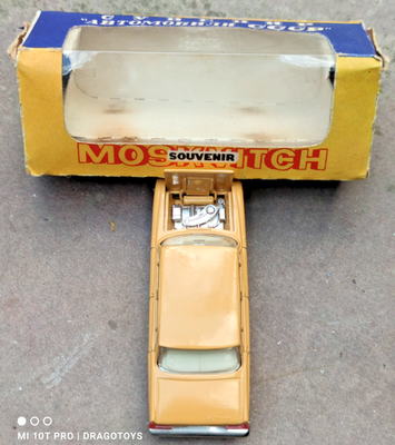 VINTAGE TOY CAR MOSKVICH 408 A1 71 ORIGINAL 1:43 SOVIET USSR CCCP