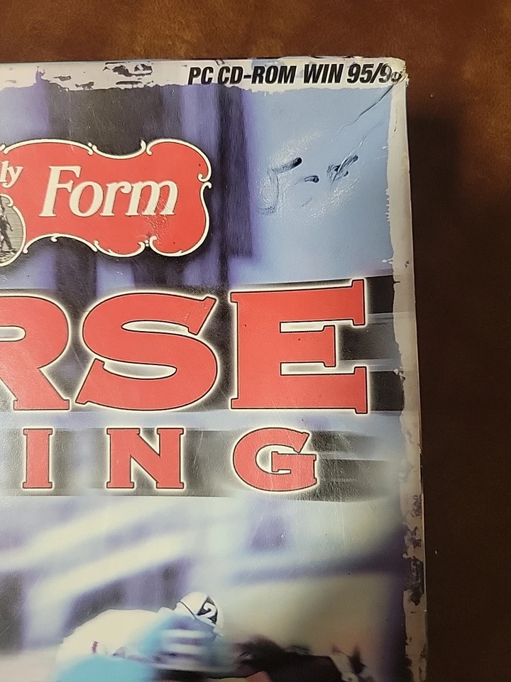 Vintage 1999 PC Game Farnam Daily Racing Form Horse Racing Rare SEALED BOX READ - Image 3 of 4