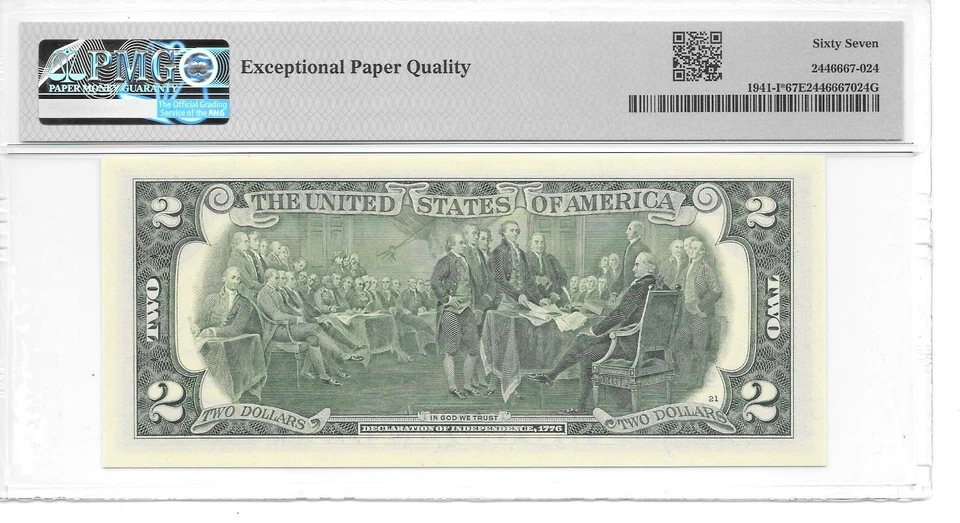 2017A* MINNEAPOLIS STAR $2 FRN PMG 67 EPQ Superb Gem Unc. (1st Print Release) - Image 2 of 4
