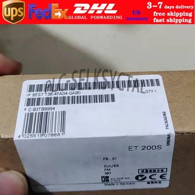 New Siemens Electronics module f ET200S 6ES7138-4FA04-0AB0 6ES7 138-4FA04-0AB0