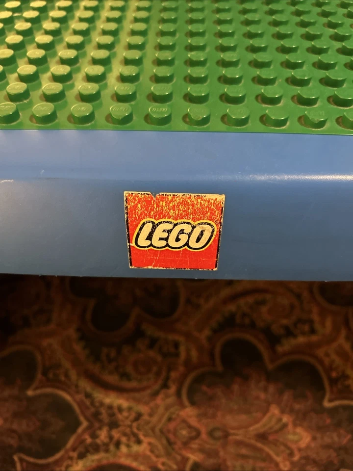 Mesa de construcción LEGO Duplo 1998 vintage escritorio para regazo con contenedores de almacenamiento laterales Foto 4 de 4