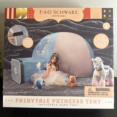 FAO Schwarz Inflatable Dome Princess Toy Tent