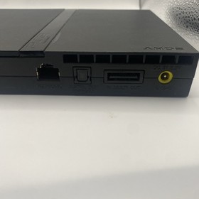 Sony PlayStation 2 Slim Black Console SCPH-77001 WORKING AND TESTED WITH CORDS