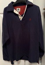 Men  s Fat Face Sweatshirt Jumper Big Buoy Falmouth 2003 Navy Small 100 Cotton