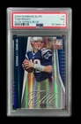 2009 donruss #4 tom brady; blue /199 elite series holo PSA 7  (COLOR MATCH)