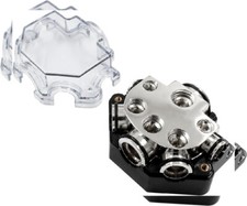 Car Audio 5 Way Ground Distribution Block, 0 Gauge in 2/4/8 Out, Amp...