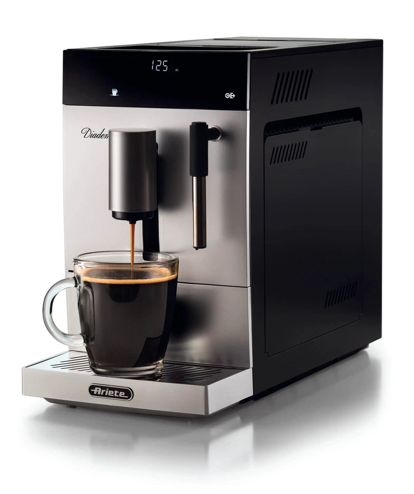 Ariete Diadema Macchina da caffè automatica 1452 1350W + Cappuccinatore Silver - Immagine 2 di 4