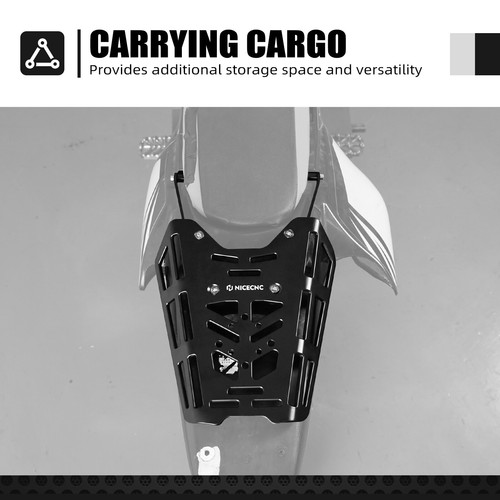 NICECNC Rear Rack Luggage Rack Black For Suzuki DRZ400SM DRZ400S 2000-2025 - Picture 6 of 11