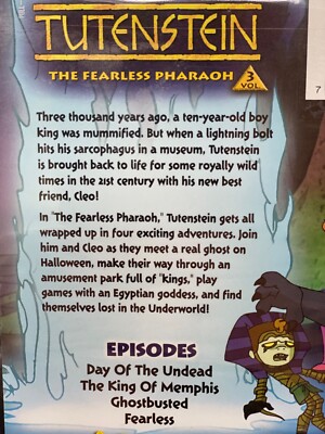 Tutenstein 3: Fearless Pharaoh [DVD](中古品) TUTENSTEIN - Tutenstein: The Fearless Pharaoh Vol. 3 ~~ DVD