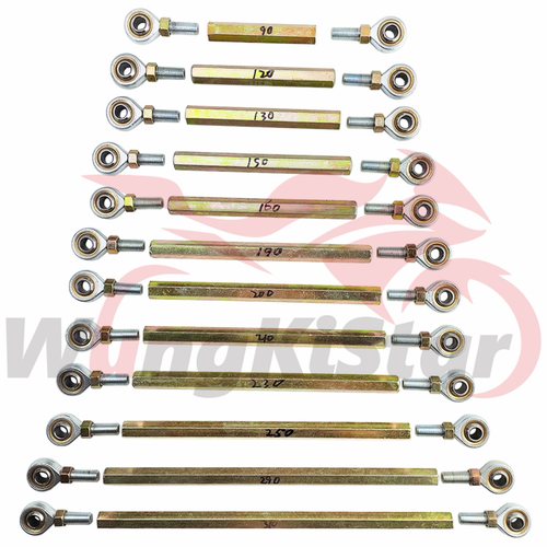 Left+Right Thread 220mm/8.66" Inner Tie Bar Steering Linkage M10x1.50 Ball Joint - Video 1 of 1