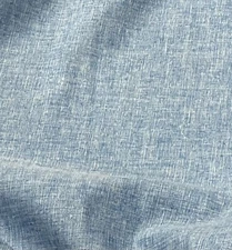 Blue White 2tone  linen fabric 56” Width Sold By The Yard