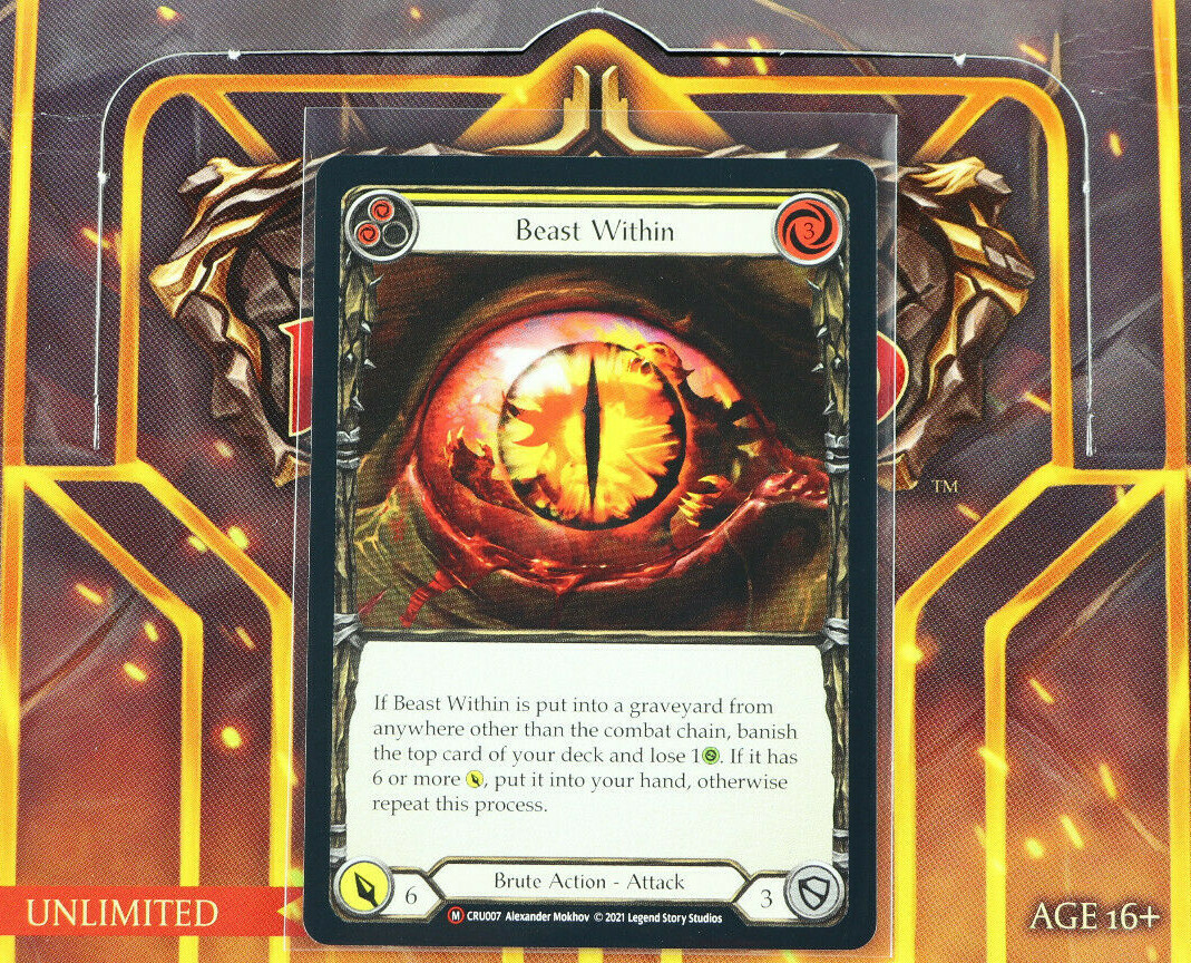 Flesh And Blood Beast Within Standard Unlimited CRU007