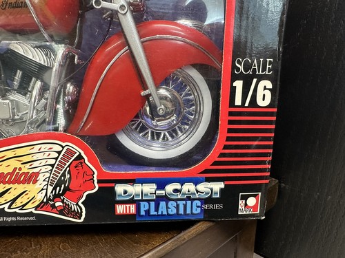 Indian Motorcycle Manuf. - Red - 1:6 Scale - Die Cast Cruiser Indian Chief - NIB - Picture 3 of 14