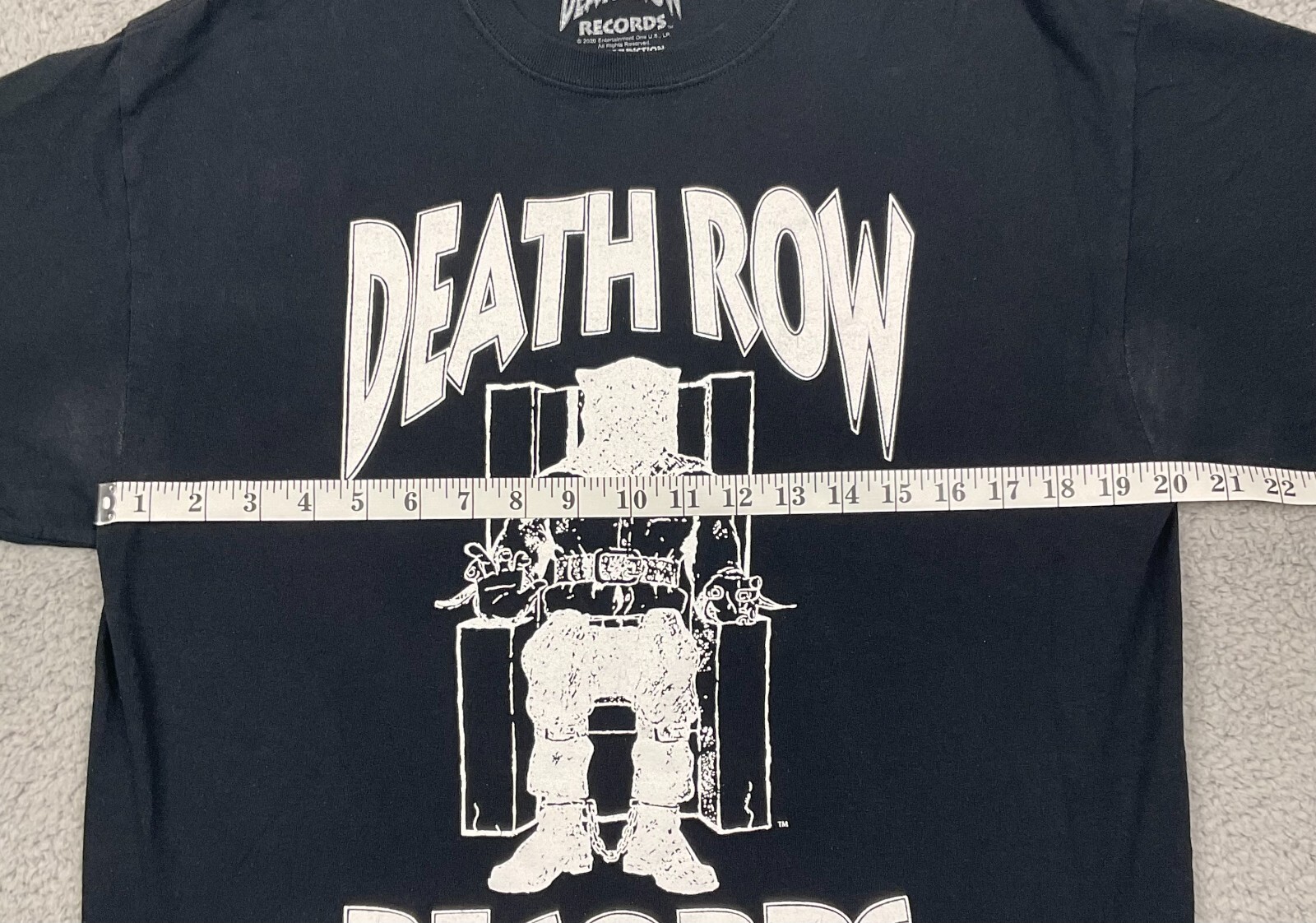 FILA T shirt Death Row Records taglia L