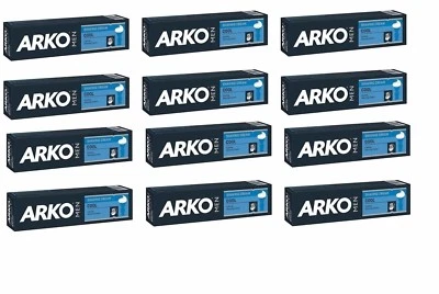 Arko Men Cool Shaving Cream 89ml Each Barber & Home Use 12