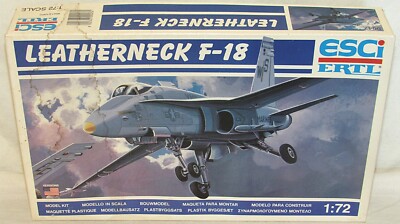 ESCI #9047 Leatherneck F-18 1:72 Scale Open Box - NOS