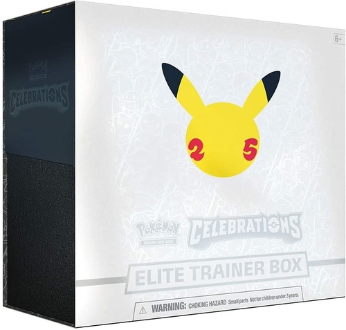 Pokemon 25th Anniversary Celebrations Elite Trainer Box Gift Box | New + Sealed