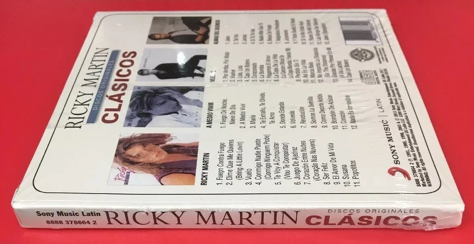 CLASICOS by RICKY MARTIN (4 CDs, 2013 - Sony - USA) BRAND NEW, “FACTORY SEALED” - Image 4 of 4