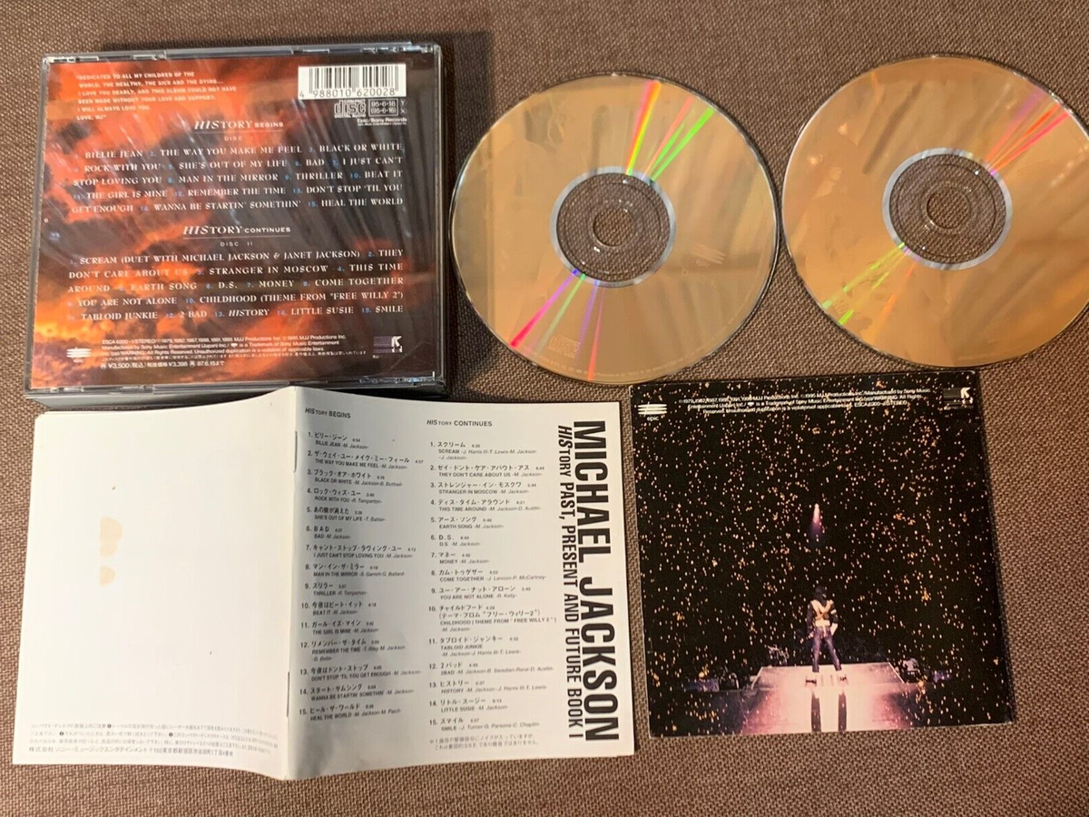 MICHAEL JACKSON Past, Present And Future JAPAN 2CD ESCA6200~1
