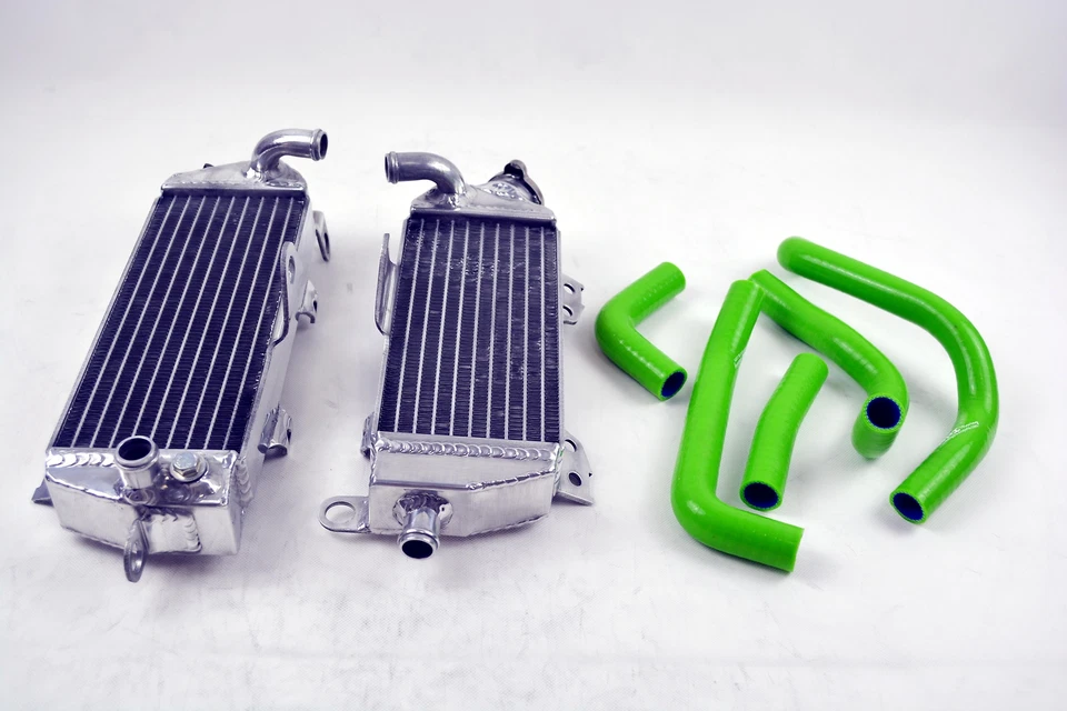 Manguera verde radiador aluminio para Kawasaki KDX200 1995-2006 1997-2005 KDX220R Foto 3 de 4