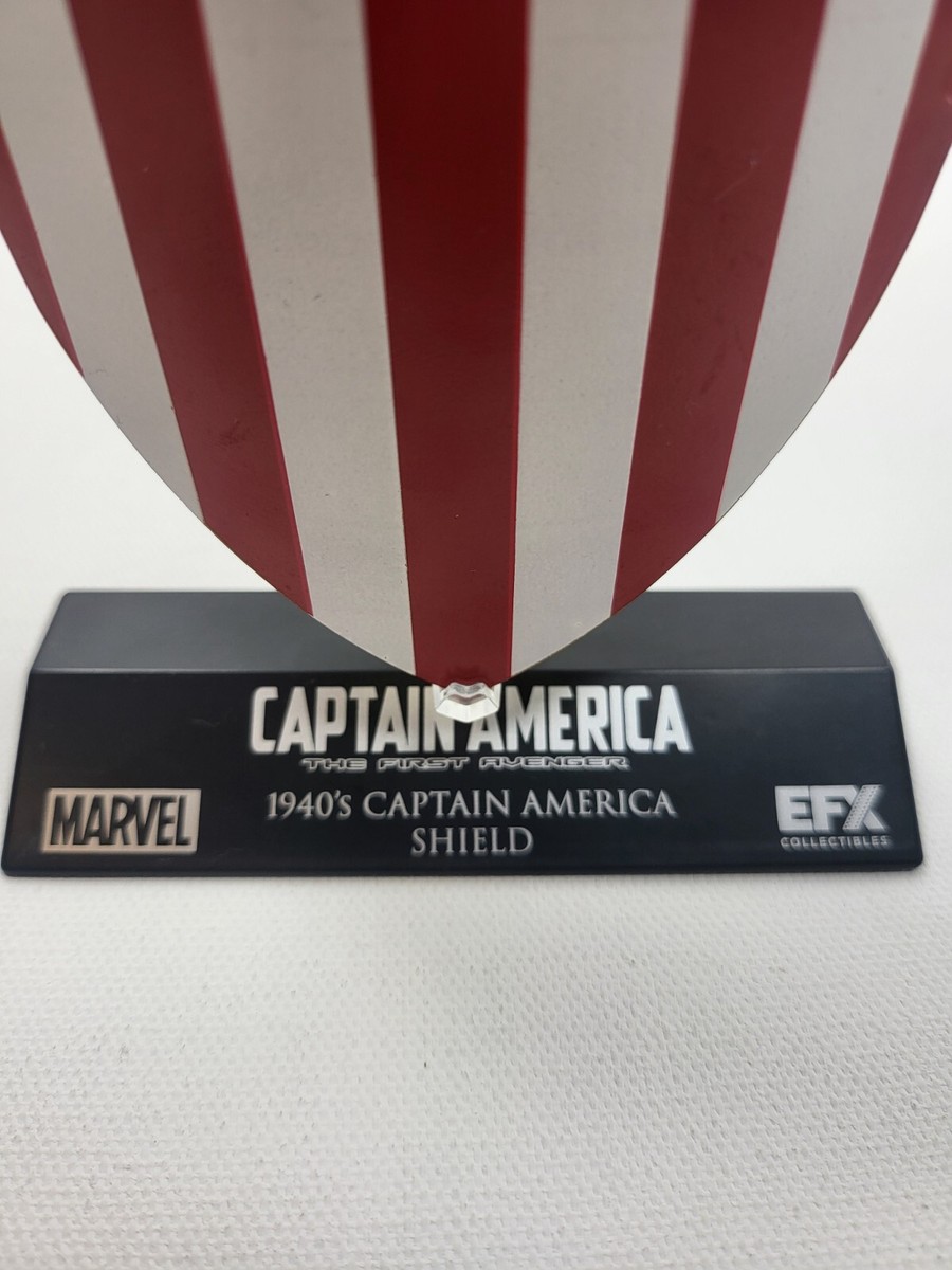 Marvel Captain America EFX Collectables 1940's Shield W/Stand (N2