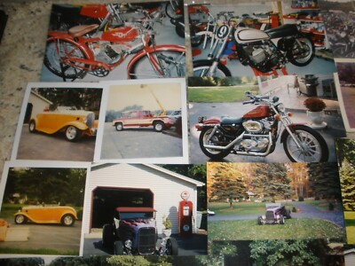 Vintage Lot of 62 Vintage Collection Photographs All Cars