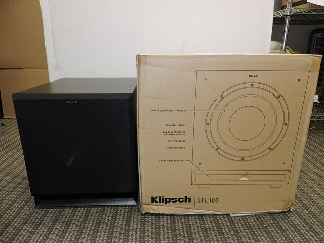 Klipsch SPL-100 10 inch Powered Subwoofer - Black for sale online | eBay