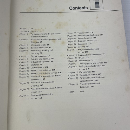 AUTOMOTIVE MECHANICS Book VOLUME 1 THIRD EDITION by William H. Crouse & Ed May - Picture 8 of 21