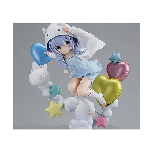 Is the Order a Rabbit? BLOOM Chino Kafu Tippy Hoodie Ver. 1/6 PVC Figure JP - Picture 4 of 6