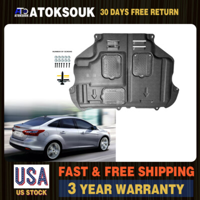 Auto Under Engine Guards Fit For 2012-2018 Ford Focus Splash Guand Mud Flaps