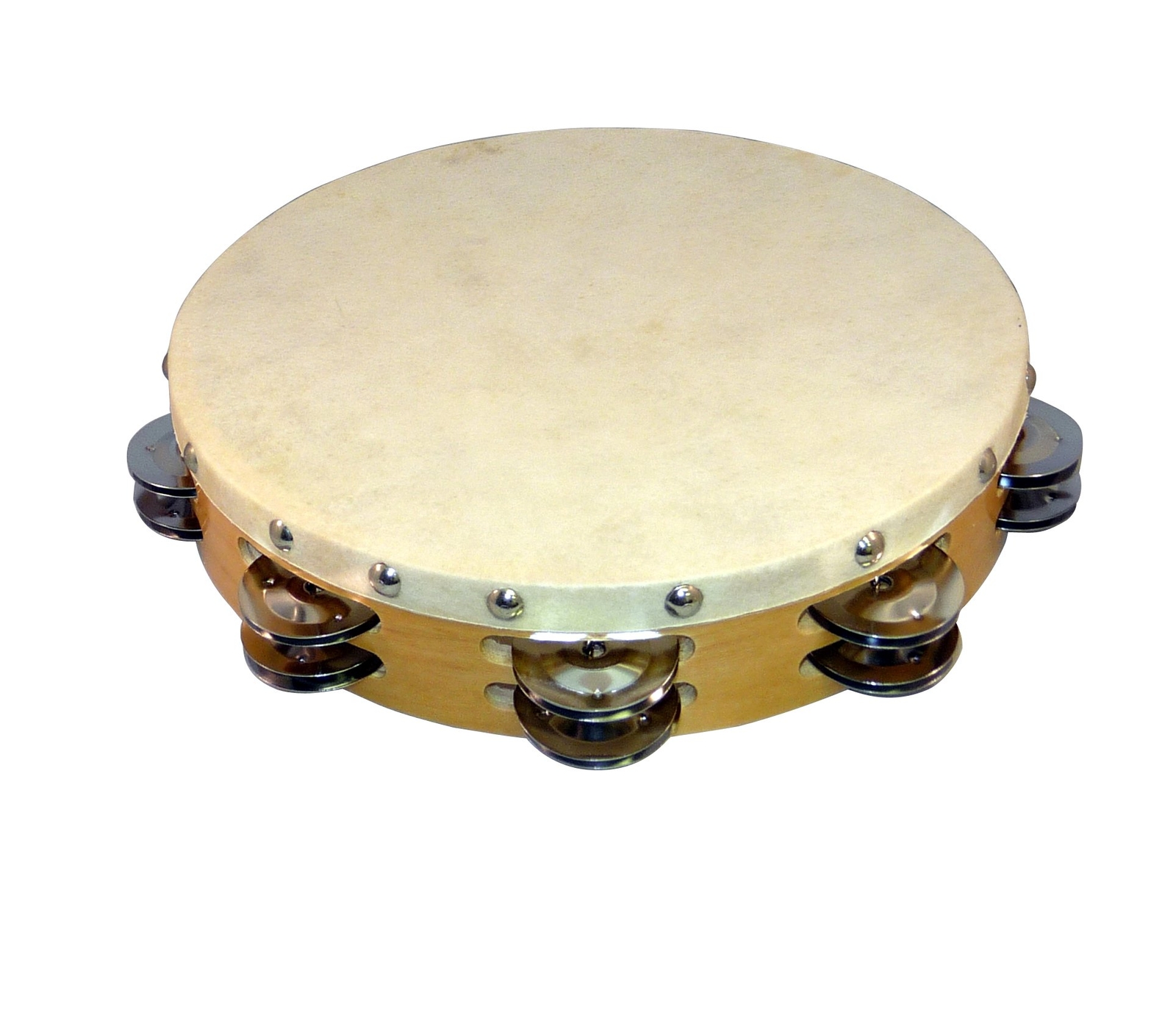 탬버린 8인치 레이디언트 핸드헬드 드럼 더블 로우 징글 리플렉티브 드럼-Freehip.co.kr