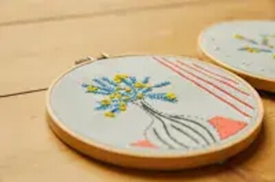 DMC Mindful Making The Mellow Mimosa Stickerei Duo Kit TB176 PREISLICH ZU LÖSCHEN!